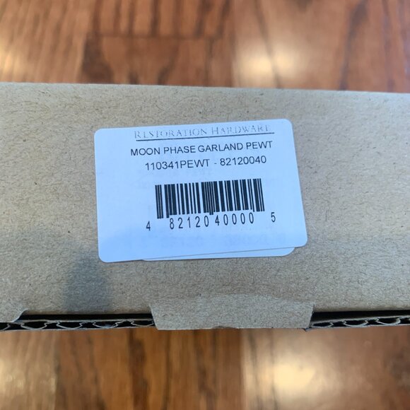 BNIB Restoration Hardware RH Moon Phase Garland | Pewter - Picture 2 of 4